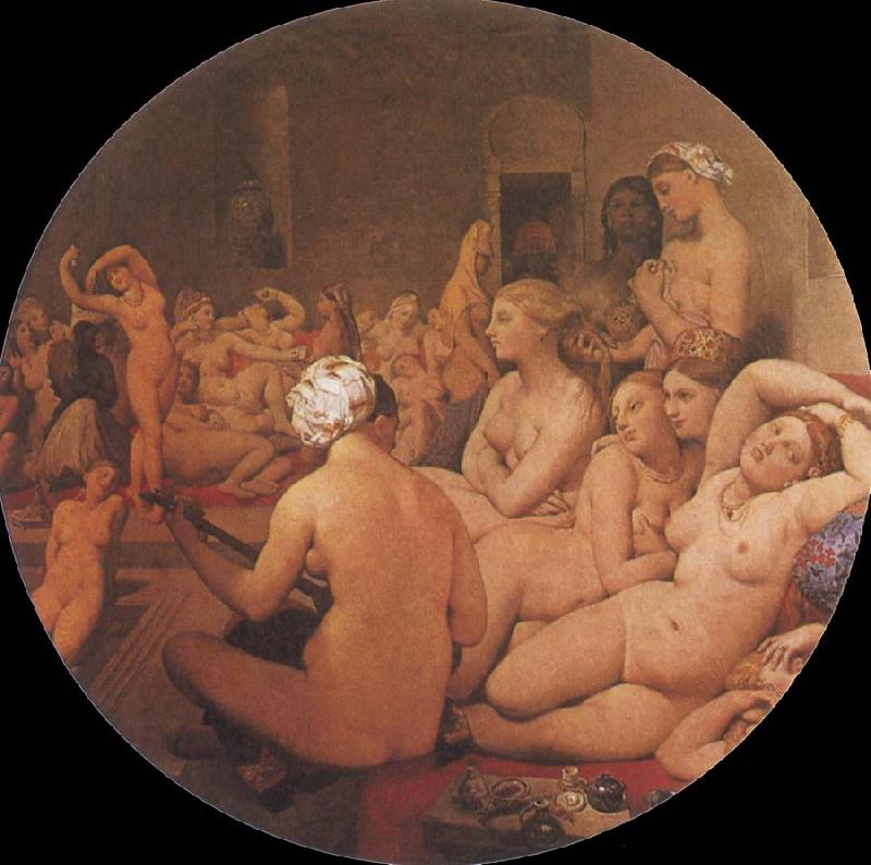 Jean-Auguste Dominique Ingres The Turkish Bath Germany oil painting art
